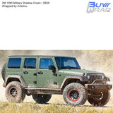 3m shadow military green textured