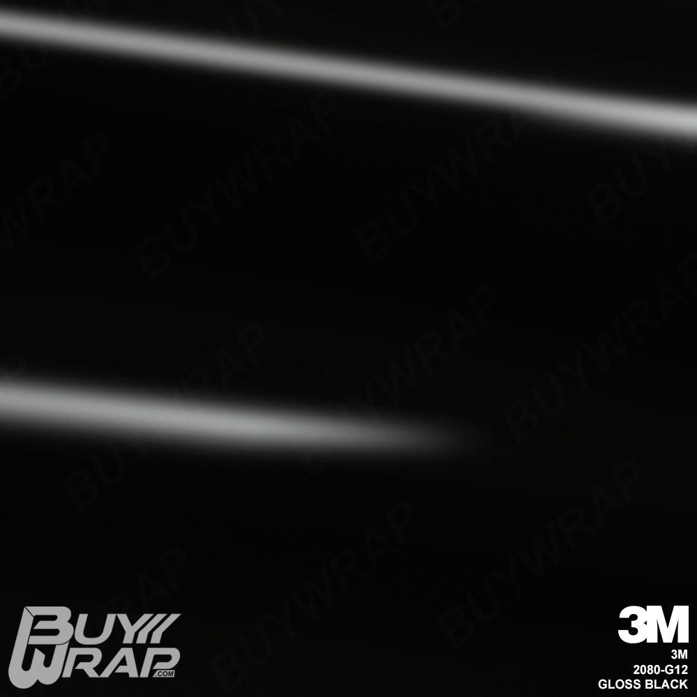 3M 2080 - Gloss Black (G12) – Reflective Supplies