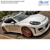 3m gloss white gold sparkle