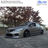 3m matte gray aluminum