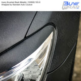 avery dennison brushed black metallic