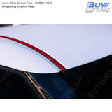 avery dennison white carbon fiber