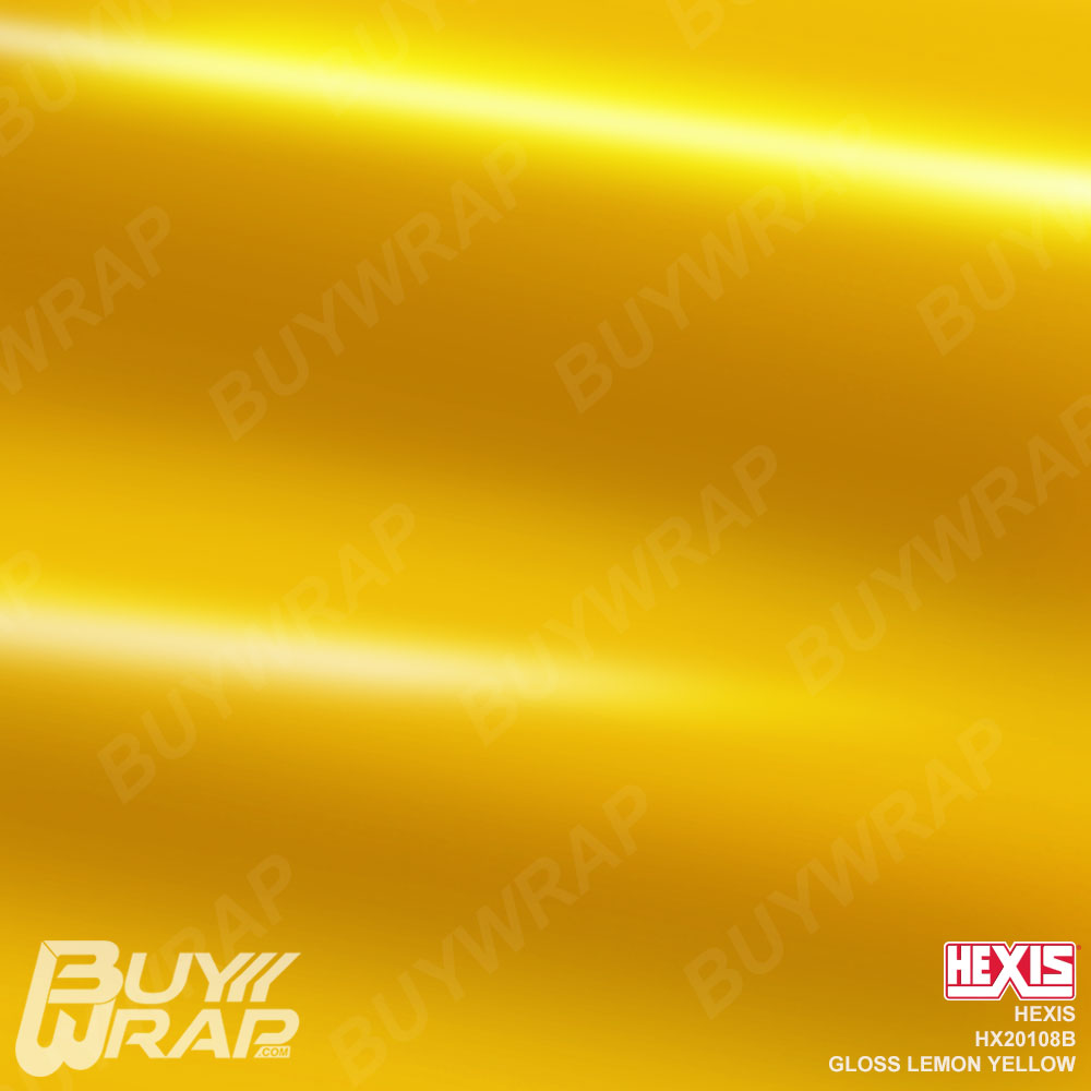 Gloss Lemon Yellow - Hexis | BuyWrap.com