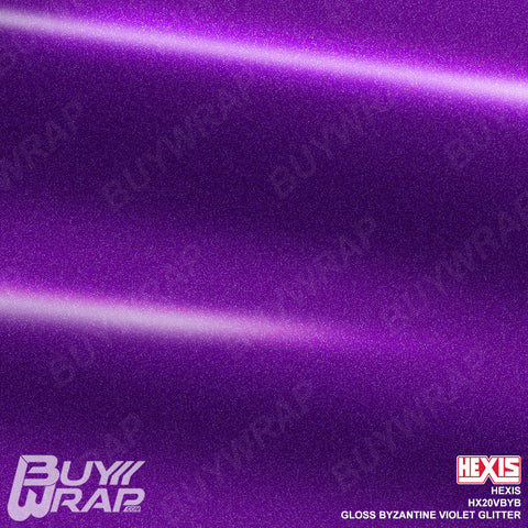 hexis gloss byzantine violet glitter