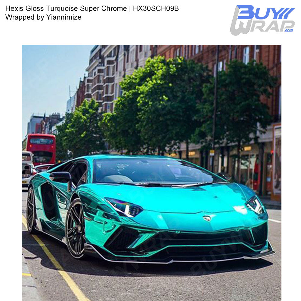 Gloss Turquoise Super Chrome Hexis
