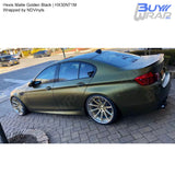 hexis matte golden black iridescent