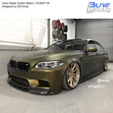 hexis matte golden black iridescent