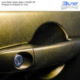 hexis matte golden black iridescent