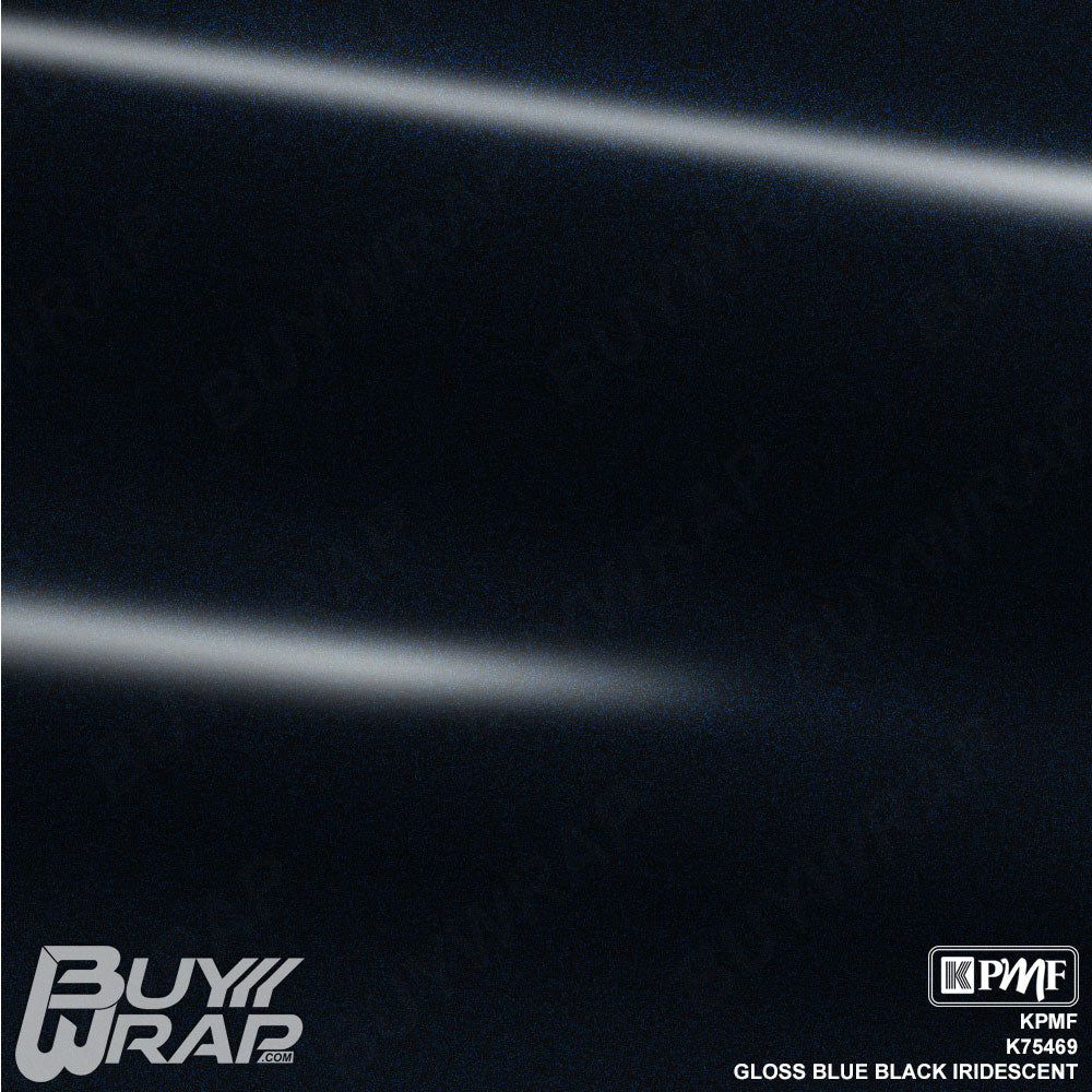 KPMF Gloss Blue Black Iridescent Vinyl Wrap - 5ft X 40ft Car Wrap Film