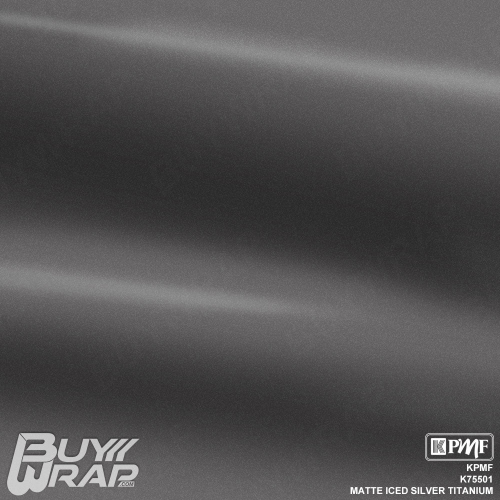 Matte Iced Silver Titanium - KPMF | BuyWrap.com