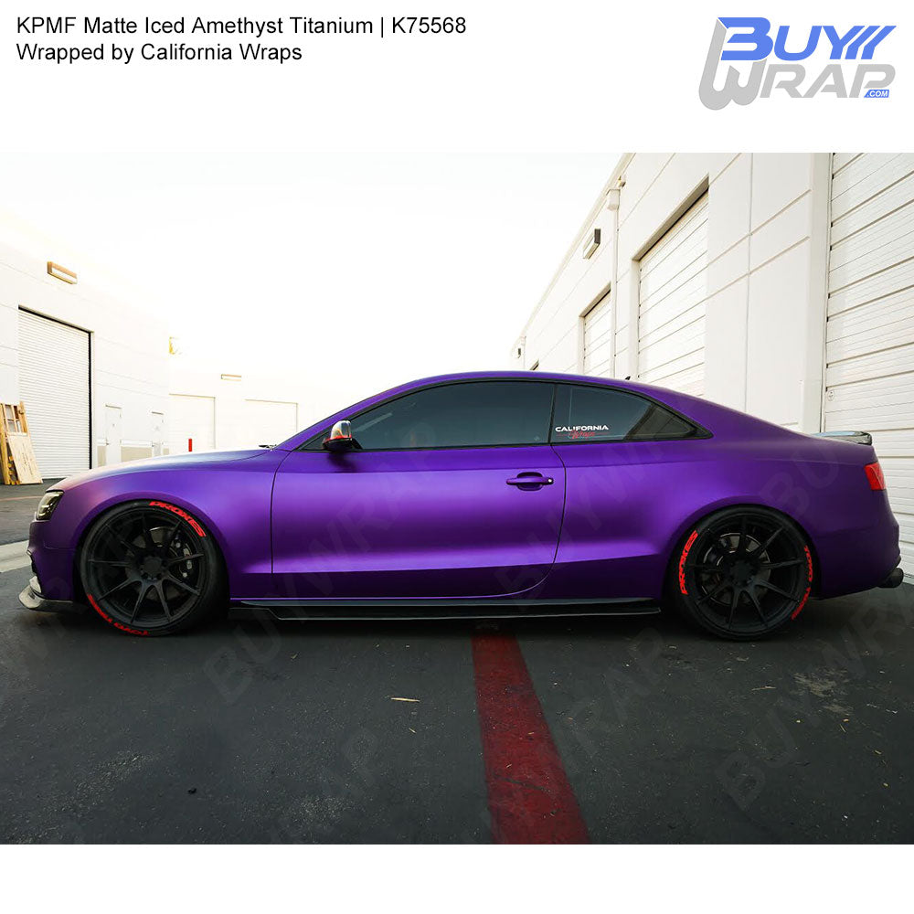 Matte Iced Amethyst Titanium - KPMF | BuyWrap.com