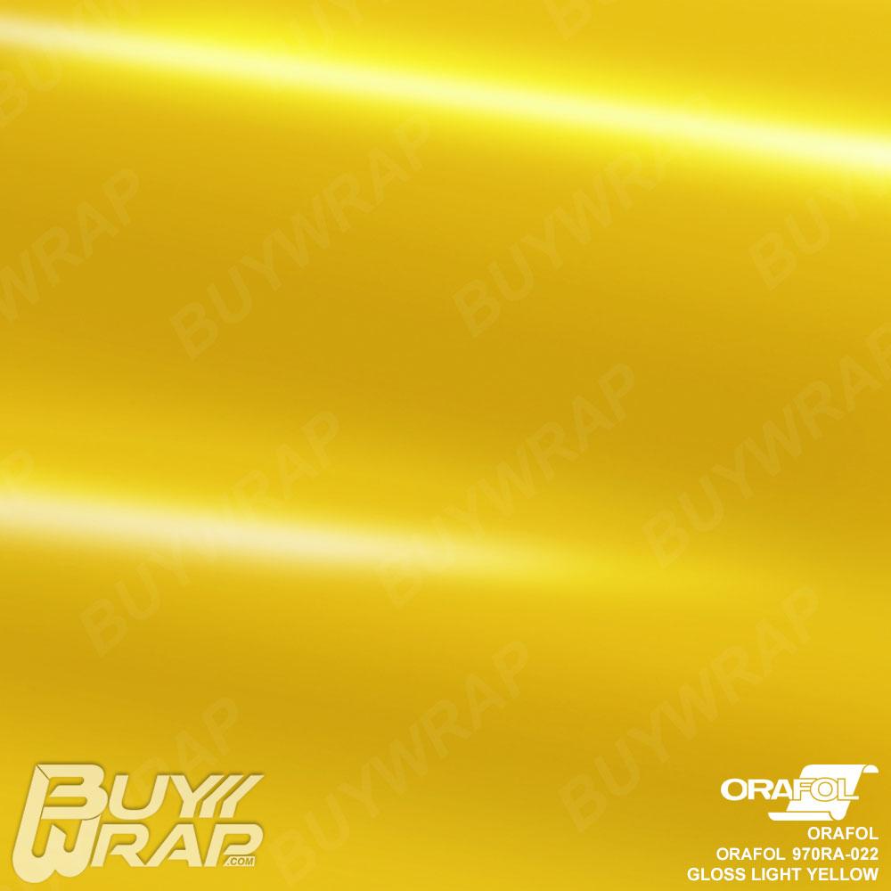 Orafol Gloss Light Yellow Vinyl Wrap