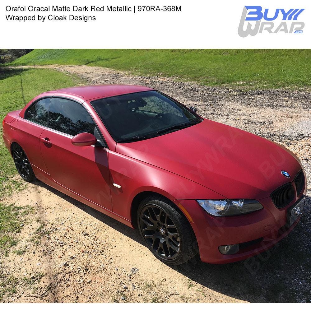 Matte Red 3M™ Wrap  1080 Series Matte Red Wrap Film