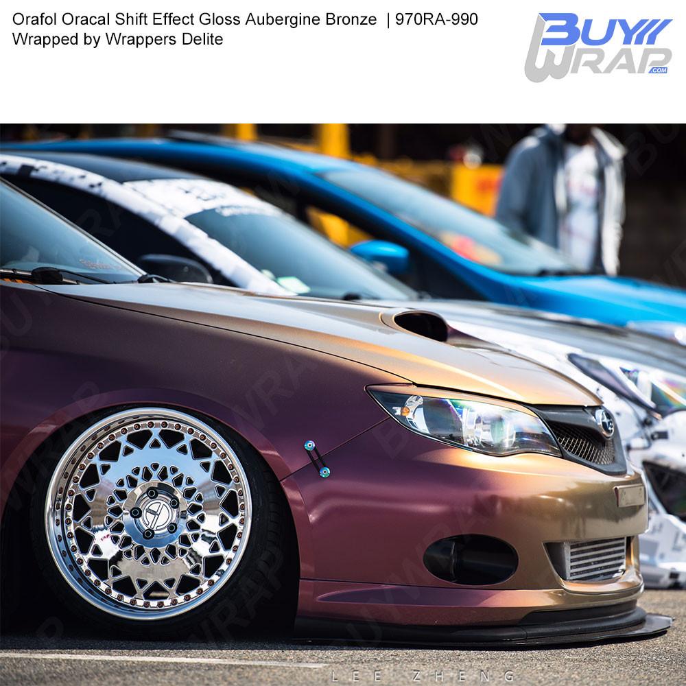 Gloss Aubergine Bronze - Orafol | BuyWrap.com