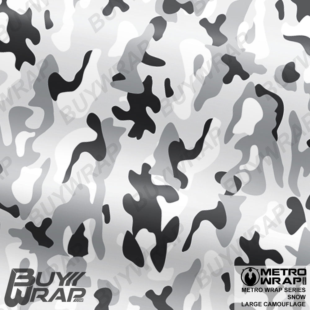 Matte Snow Camouflage (Grayscale)