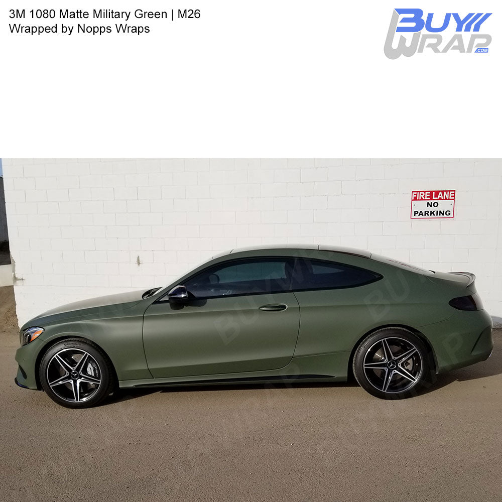 3M 2080 M26 Matte Military Green Car Wrap Autofolie