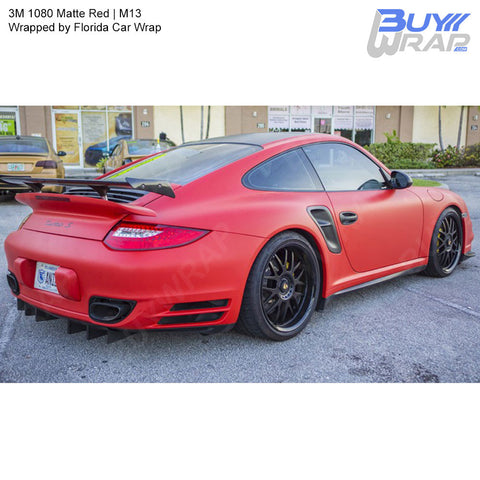 3M 2080 Matte Red Vinyl Wrap | M13