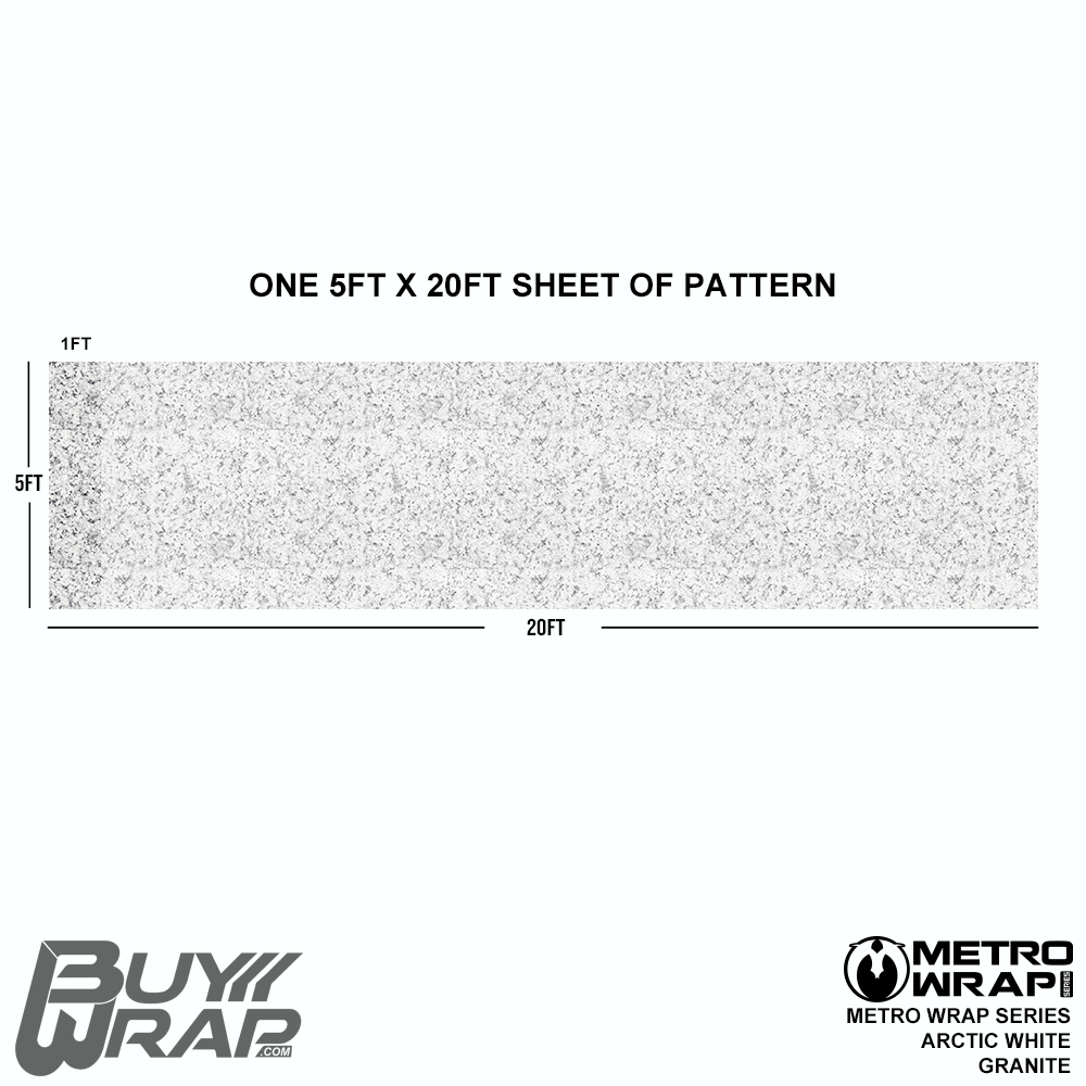 Arctic White Granite Metro Wrap BuyWrap