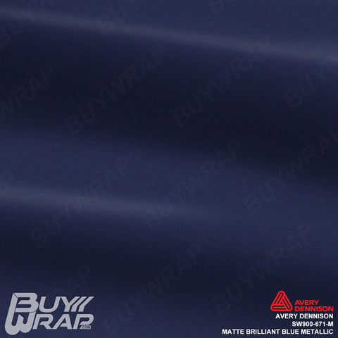 avery dennison matte brilliant blue metallic