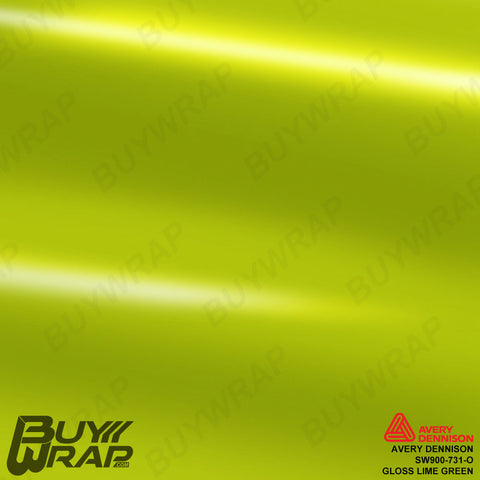 avery dennison gloss lime green