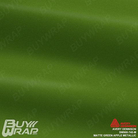 avery dennison matte green apple metallic