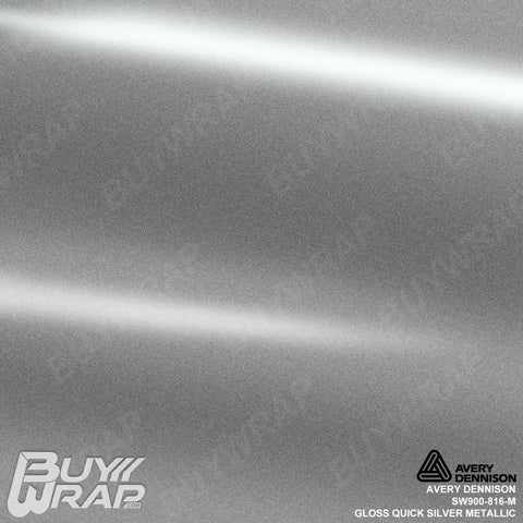 Avery SW900 Gloss Silver Metallic 803M Vinyl Wrap - Revolt Vinyl