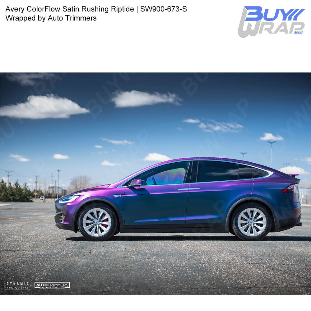 Satin Rushing Riptide - Avery Dennison | BuyWrap.com