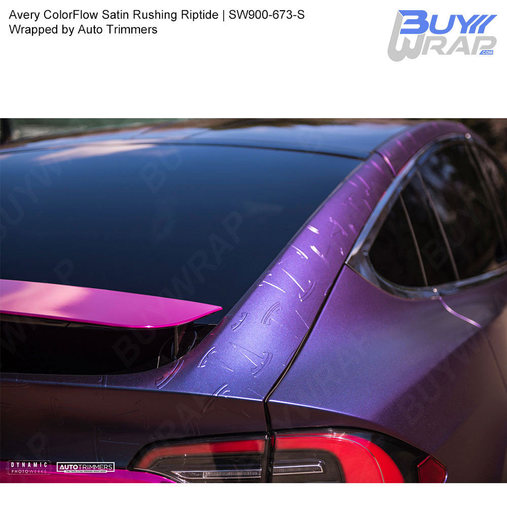 Avery Color Rushing Riptide Satin Rushing Riptide - Avery Dennison | BuyWrap.com