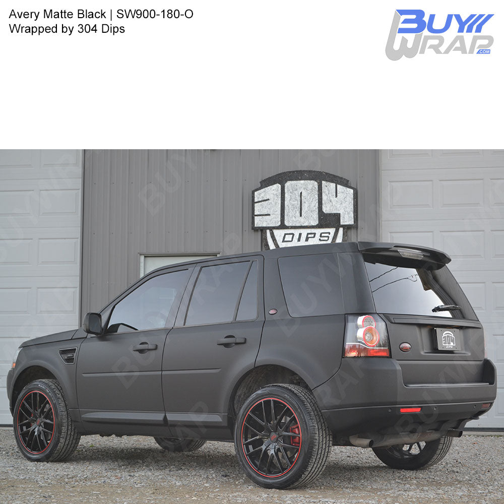 Avery Dennison SW900 Matte Black Vinyl Wrap, SW900-180-O