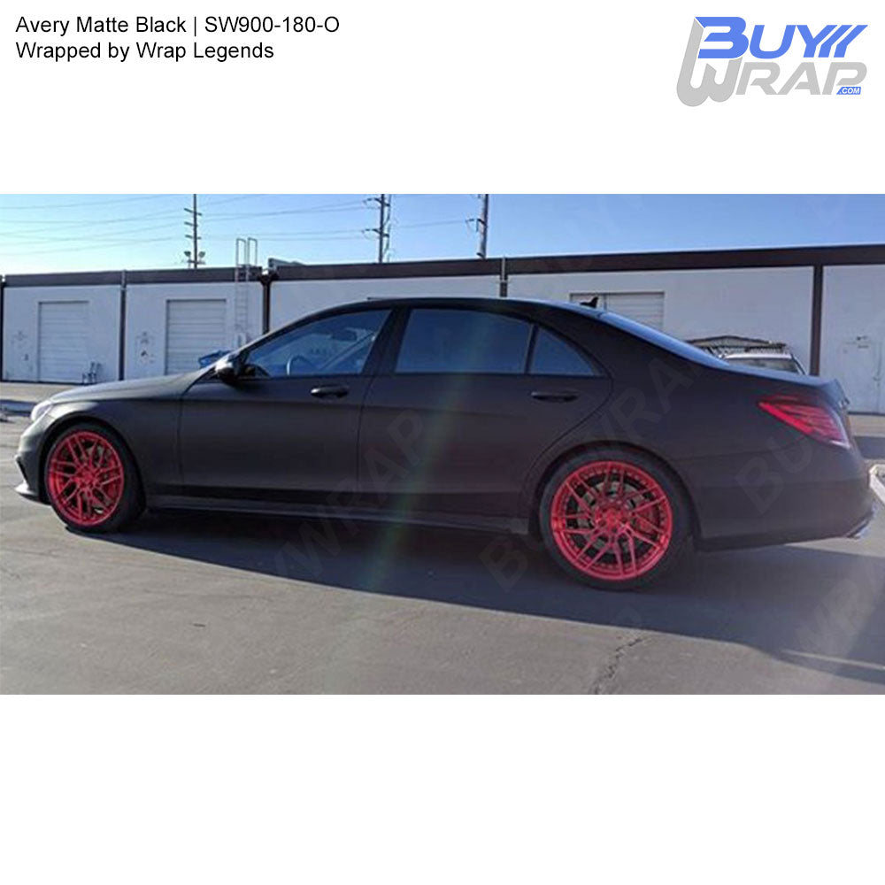 Avery Dennison SW900 Matte Black Vinyl Wrap, SW900-180-O