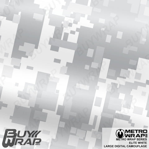 large digital elite white camouflage