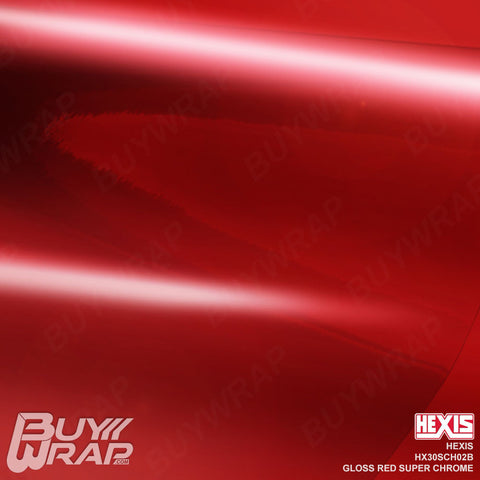 hexis gloss red super chrome