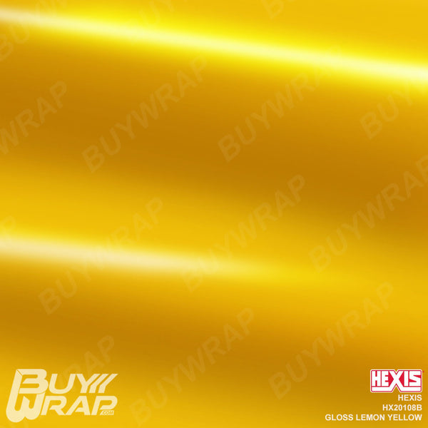 Gloss Lemon Yellow - Hexis | BuyWrap.com