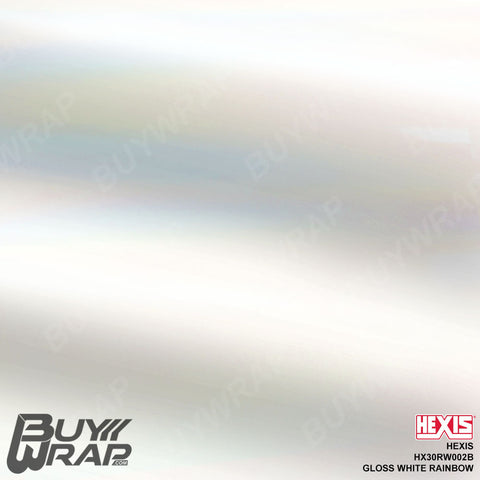 hexis gloss white rainbow