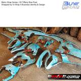 tiffany blue 3d rust