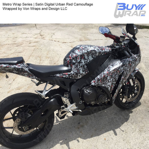 Red Urban Digital Camo