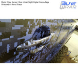 digital blue urban night camouflage