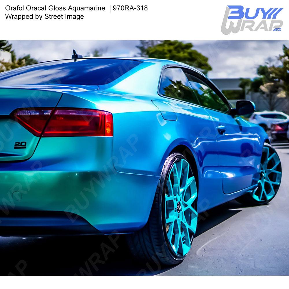 Orafol Gloss Intergalactic Blue Vinyl Wrap