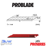 PID Pro Series ProBlade | 10 pack | 9mm Red 90-Degree Stainless-Steel Blade