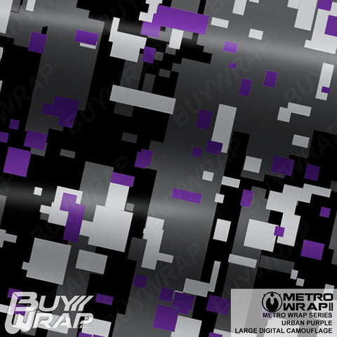 large digital purple urban camouflage
